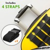 Luggage Straps - Black, 78" Long, 2 Inches Wide, 4