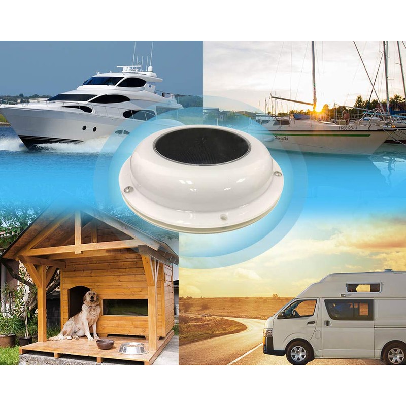 SOLATEK Solar Ventilation Fan without Battery for Boat, Yacht, Camper,