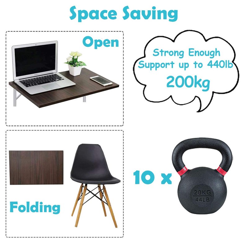 CLT 18'' Folding Shelf Brackets Max. Load 440 lb, Heavy