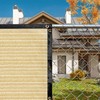 Palace World 7' x 20' Beige Fence Privacy Screen Commercial