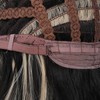 SMILCO/30Inch Highlight Black With Platinum Long Curly With Bangs Synthetic
