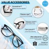 MARE AZZURO Oversized Square Reading Glasses +2.0 Men Large Readers