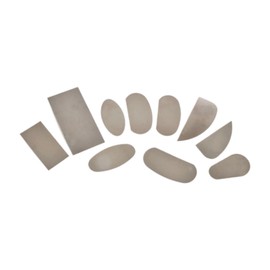 Harilla 10 Stück Keramikwerkzeuge Schneiden von Werkzeugen Edelstahl -Schaber praktische kompakte Bildhauerei, Stabiler Enthusiasten -Modellierung