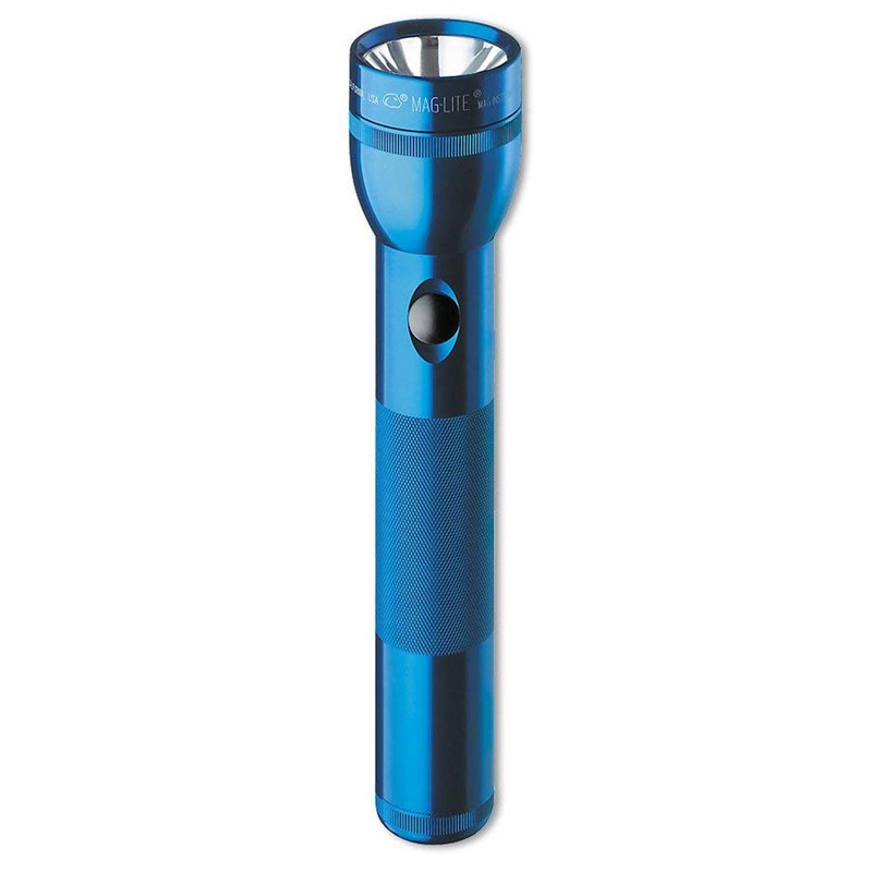 MagLite - S3D116 Maglite Heavy-Duty Incandescent 3-Cell D Flashlight, Blue