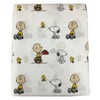 Berkshire Peanuts Sheet Set (White - Charlie Carrying Red Dog