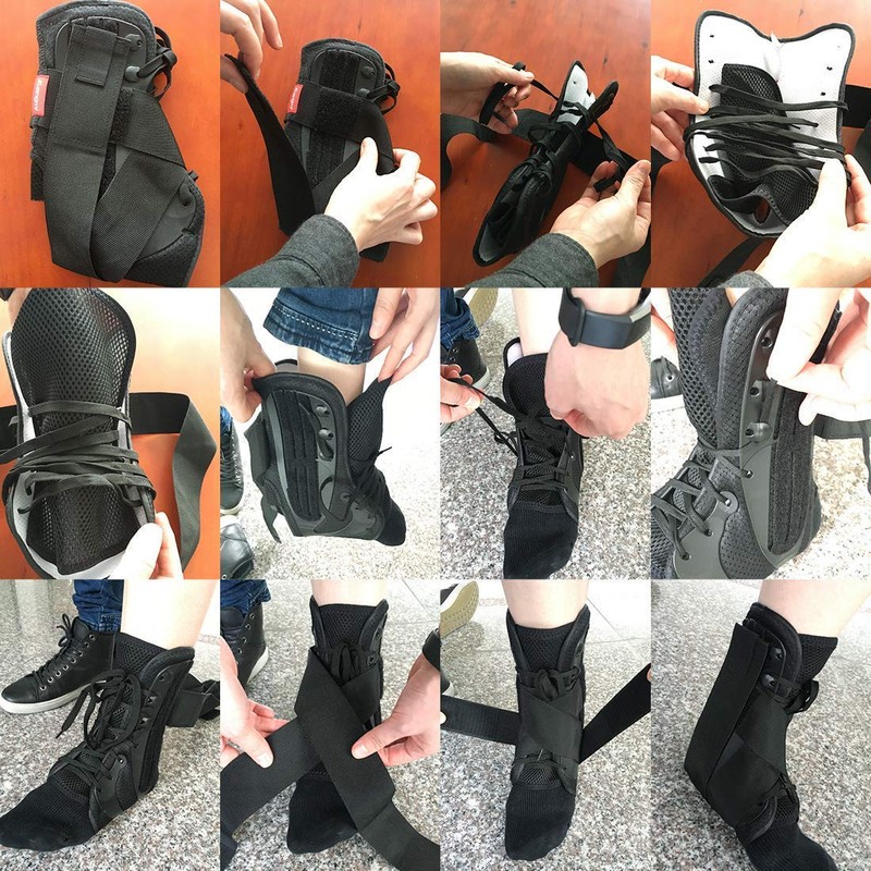Kuangmi Ankle Brace Stabilizers Adjustable Ankle Support for Sports Protect,