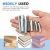 PATIKIL 30 Pcs Drywall Hollow Wall Anchors with Screws, 0.24