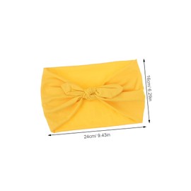 SAFIGLE 6pcs Stretchy Turban Hair Wraps for Sports Fitness Yoga Sweat Wicking Stylish Knotted Design Comfortable Fit for Women