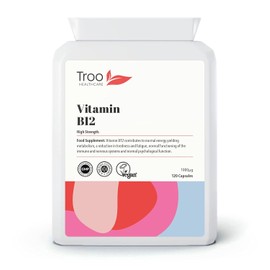 Troo Health Care Vitamin B12 Methylcobalamin Supplement 1 mg - 120 Easy