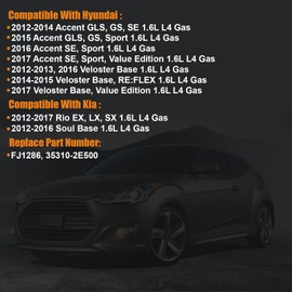 2014-2017 Fuel Injector Fit for Hyundai Elantra 2014-2017, Tucson 2014-2015, for Kia Forte Forte5 2014-2016, Soul 2014-2016 2.0L Replace FJ1286, 35310-2E500