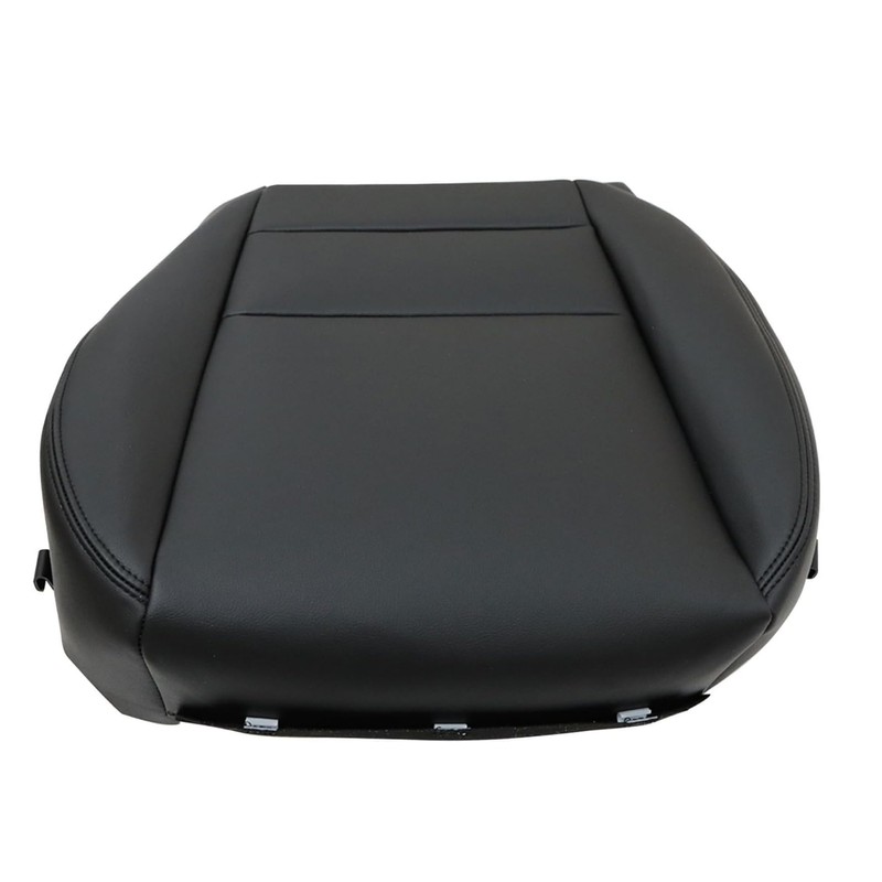 Mythoria Front Driver Side Bottom Leather Seat Cover Black Replacement
