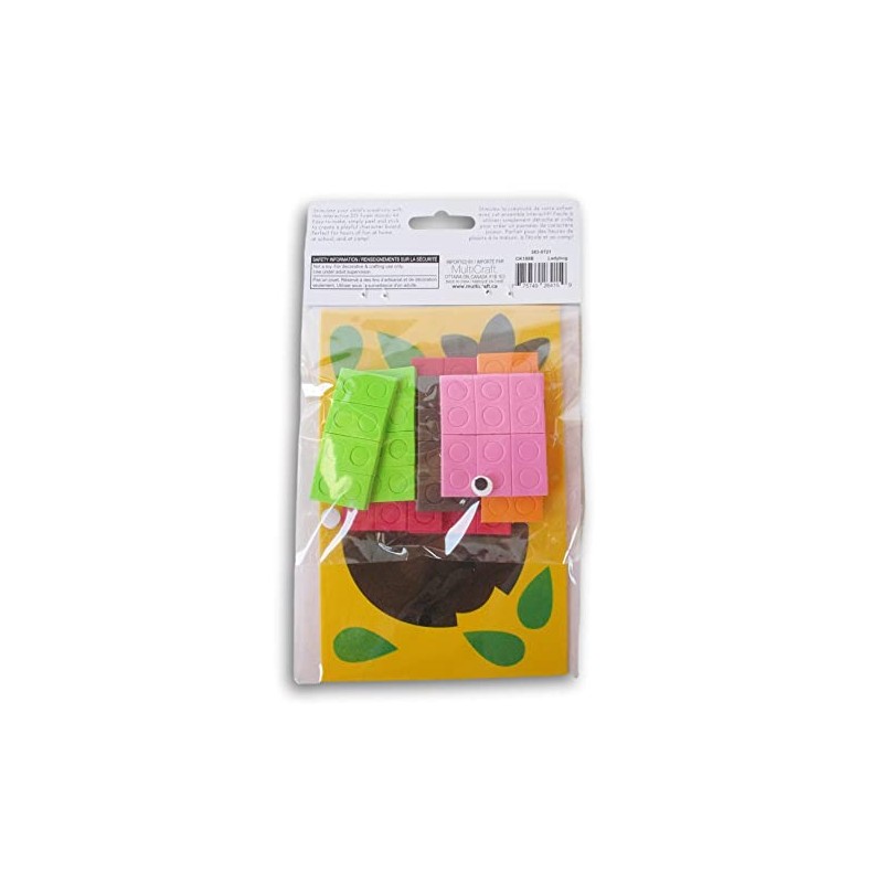 Foam Fun Mosaic Kit for Kids - Ladybug - Makes