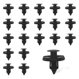 GolTHd 20PCS Fender Trim Panel Bumper Shield Retainer Fastener Rivet Push-Type Clips, Compatible with Nissan Infiniti Chrysler Dodge, Replaces 01553-09321