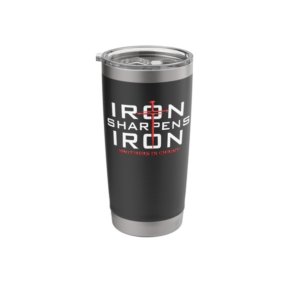 Iron Sharpens Iron Brothers Tees Stainless Steel Insulated Tumbler