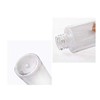 4 x 150ml Empty Clear Travel Bottles with Flip Lid