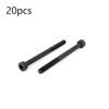 TOP-VIGOR 20Pcs M4-0.7 x 50mm Hex Socket Head Cap Screws,