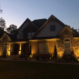 LEONLITE Low Voltage LED Landscape Spotlight, 12V AC/DC Die-cast Aluminum Low Voltage Garden Lights, CRI90+ IP65 Waterproof for Outdoor Yard Bush Lighting, Bronze, 3000K Warm White, Pack of 6