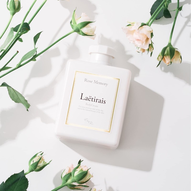 Laetirais Body Cream, Rose Memory, 10.6 oz (300 g)