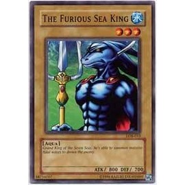 Yu-Gi-Oh! - The Furious Sea King (LOB-033) - Legend of Blue Eyes White Dragon - 1st Edition - Common