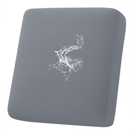 hyha Waterproof Couch Cushion Covers, Replacement Chair/Sofa Cushion Covers, Stretch Sofa Seat Cushion Slipcovers, Soft Flexibility Couch Covers for Pets with Elastic Bottom (Small, Dark Gray)