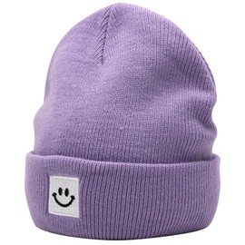 55cube Baby Beanie 0-6 Months Light Purple