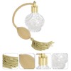 Topxome 100ml Clear Crystal Vintage Style Perfume Bottle Long Spray