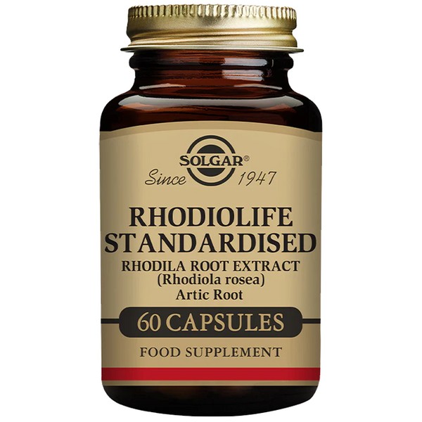Solgar Rhodiolife Standardised Rhodiola Root Extract VegeCaps 60