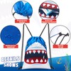 Shark Drawstring Backpack - Drawstring Bags for Boys Kids Swim