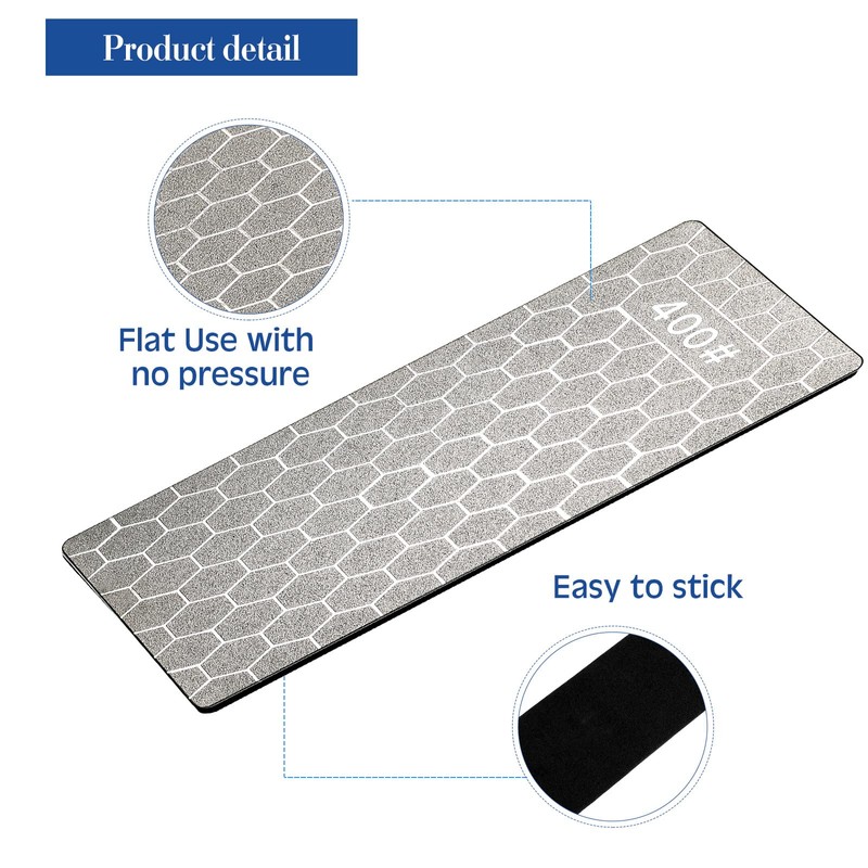 Chumia 5 Pcs Diamond Sharpening Stone Knife Sharpening Honing Stone