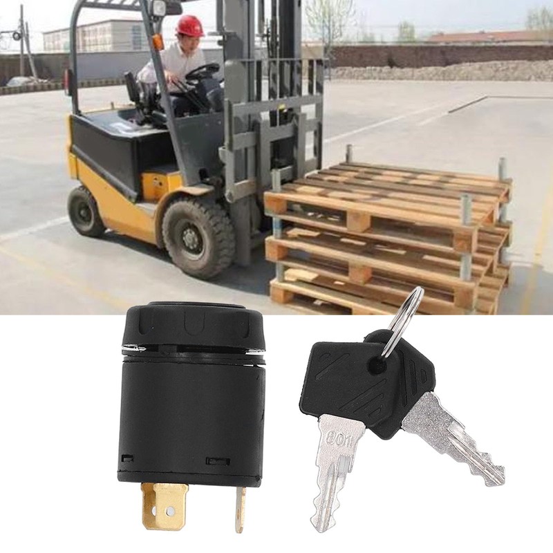 Ignition Switch with Key, Universal Key Ignition Switch for Car,
