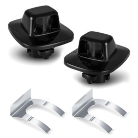 D-Lumina License Plate Light Tag Lamp Housing with Clip Retainer for 1988-1999 Chevy GMC Silverado Sierra C1500 C2500 C3500 K1500 K2500 K3500 Pickup Suburban Blazer Tahoe Yukon Sonoma, Pack of 2