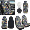 Yvmoruby Hawaiian Flower Print 2 Piece Car Seat Covers and