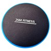 MuscleForge® Sliding Discs, Glider Pads for Exercises, Double Sided Slider