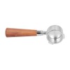 Coffee Bottomless Portafilter Handheld Stainless Steel Bottomless Filter for HouseholdRosewood
