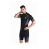 Men's Wetsuits 1.5/3mm Premium Neoprene Back Zip Shorty Dive Skin