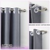 Brushed Nickel Disc Curtain Rods, 48-84 Inches Window Curtain Rod,Adjustable