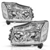 TUSDAR Headlight Assembly Compatible with 2004-2015 Nissan Titan / 2005-2007