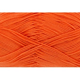 King Cole Giza Cotton 4 Ply 50g Knitting Crochet Yarn (Orange 2204)
