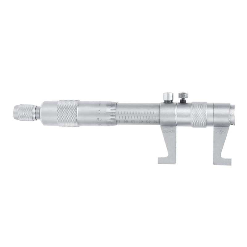 ViaGasaFamido Stainless Steel Internal Micrometer, 25-50mm/50-75mm, High Precision Measuring Tool