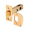 FHC E2281 Passage Door Latch - 9/32" and 1/4" Square Drive - Steel - Brass Finish (Single Pack)