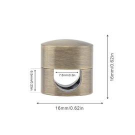 RTNLIT Swag Hook for Chandelier Ceiling Lights Cable, Lamp Hook for Fabric Electrical Cord Cable Hanging Pendant Lighting Fixtures(Bronze, Pack of 5)