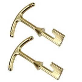 VIDABTE Water Meter Box Key, Water Meter Key Shut Off Tool, M07001 Valve Box Key Plumbing Meter Box Key, T Wrench Hook for Turning Water Off, 5.5-inch Length