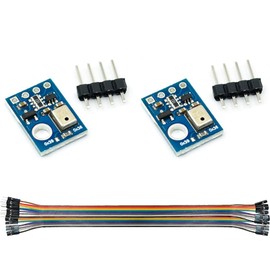 DAOKI 2Pcs Temperature and Humidity Sensor Module AHT10 Measurement Module High Precision I2C Communication Replace DHT11 SHT20 AM2302 with Dupont Cable