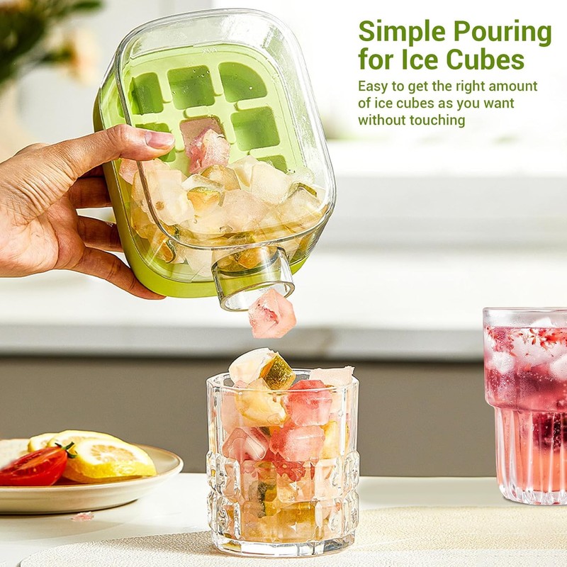 Ice Cube Bottle, Ice Cube Box, Touc Free Vertical Ice
