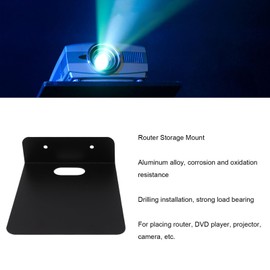 TOPINCN Soporte de Caja de Enrutador Cámara Estante Engrosado Set Top Box Rack Proyector Aleación Enrutador Pared para Organizador Estante para Organizador Estante de Soporte de Aleación
