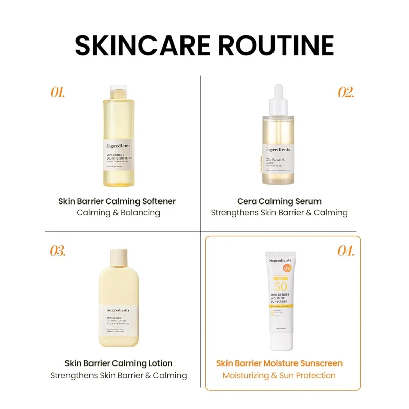Ongredients [Ongredients]Skin Barrier Moisture Sun Cream