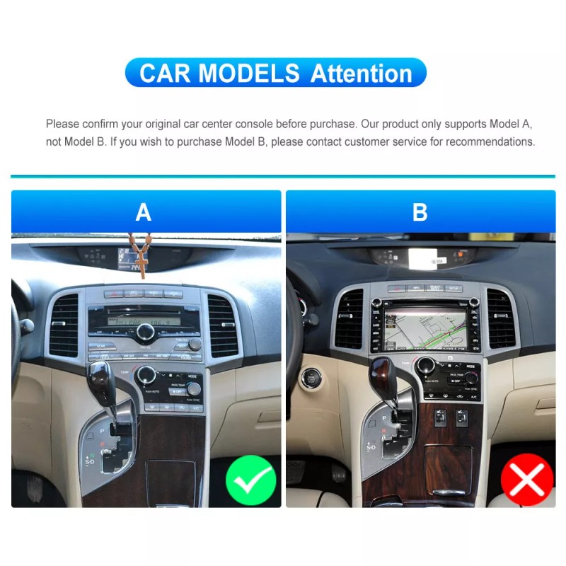 LeeKooLuu Apple Carplay Car Stereo Radio For Toyota Venza 2008-2016