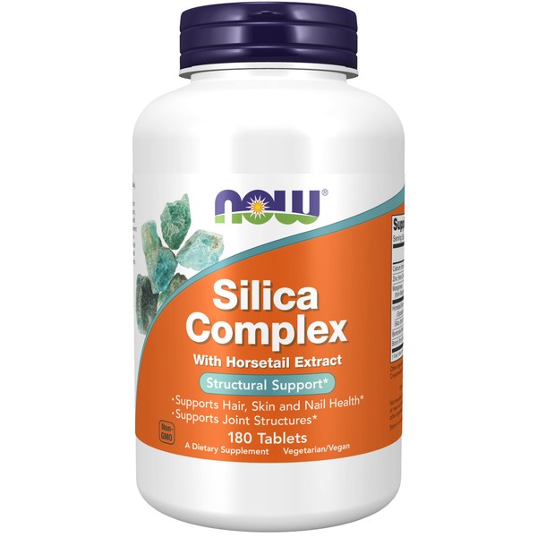 NOW Foods - Silica Complex Vegetarian 500 mg. - 180 Tablets