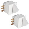 Fielect LTK-17 Refrigerator Door Light Switch Momentary Fridge Switch Normally