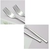 Qskely 12-Piece Stainless Steel Dessert Fork